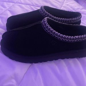 womens black ugg tasman slippers